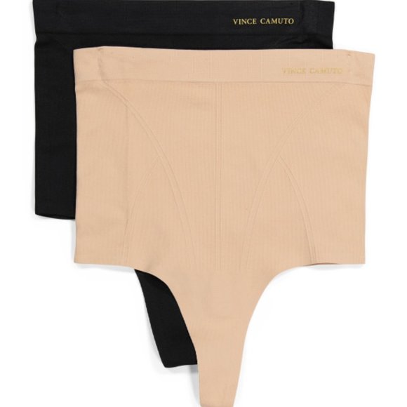Vince Camuto Other - NEW Vince Camuto Women High Waist Seamless No Show Shaper Thong Slimmer Tights